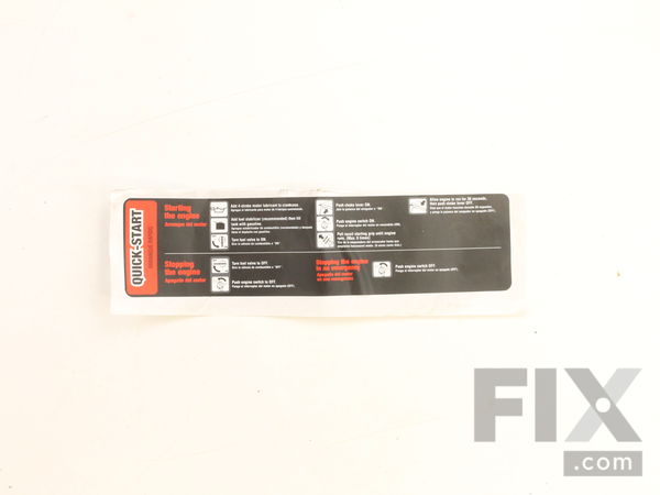 10032547-1-M-Homelite-940617029-Quick Start Label