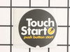 Touch Start Label – Part Number: 940663002