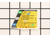 Label – Part Number: 940686059
