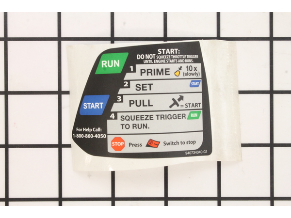 10033013-1-M-Ryobi-940734040-Starting Label