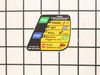 Starting Label – Part Number: 940734059