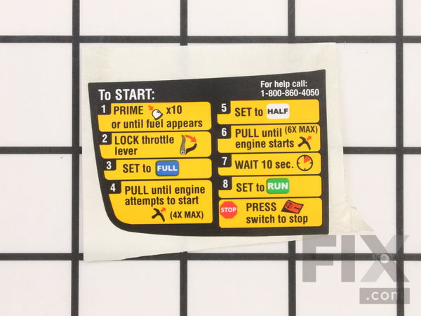 10033027-1-M-Ryobi-940734083-Starting Label
