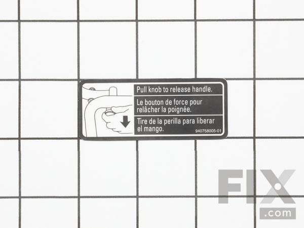 10033059-1-M-Ridgid-940758005-Pull Pin Release Label