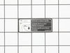 Pull Pin Release Label – Part Number: 940758005