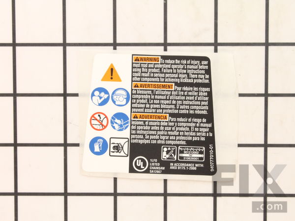 10033073-1-M-Homelite-940777010-Warning Labels