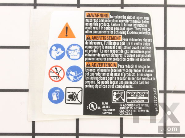 10033076-1-M-Homelite-940777013-Warning Labels