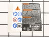 Warning Labels – Part Number: 940777013