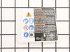 Warning Labels – Part Number: 940777014