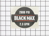 Label (Performance) – Part Number: 940779013