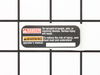 Trigger Handle Label – Part Number: 940786027
