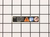 Add Oil Label – Part Number: 940871001
