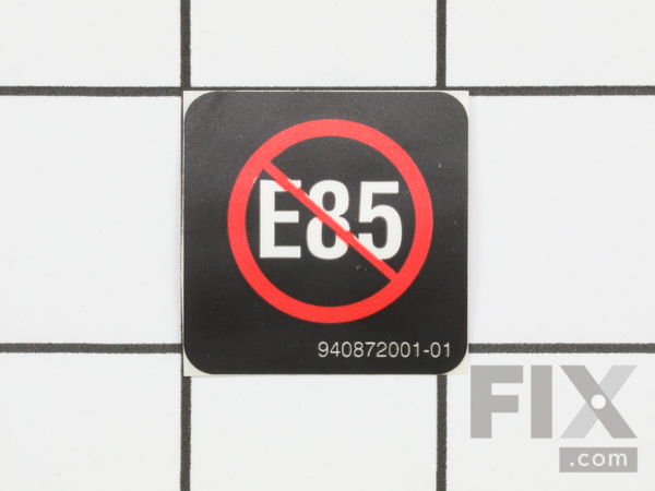 10033204-1-M-Homelite-940872001-E85 Label