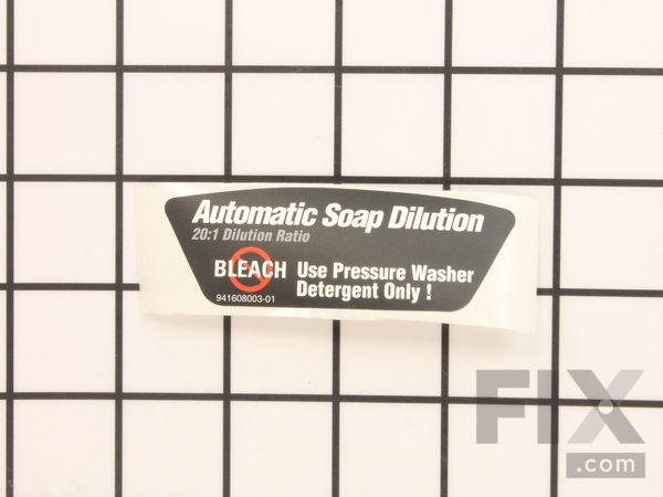 10033510-1-M-Homelite-941608003-Soap Dilution Label