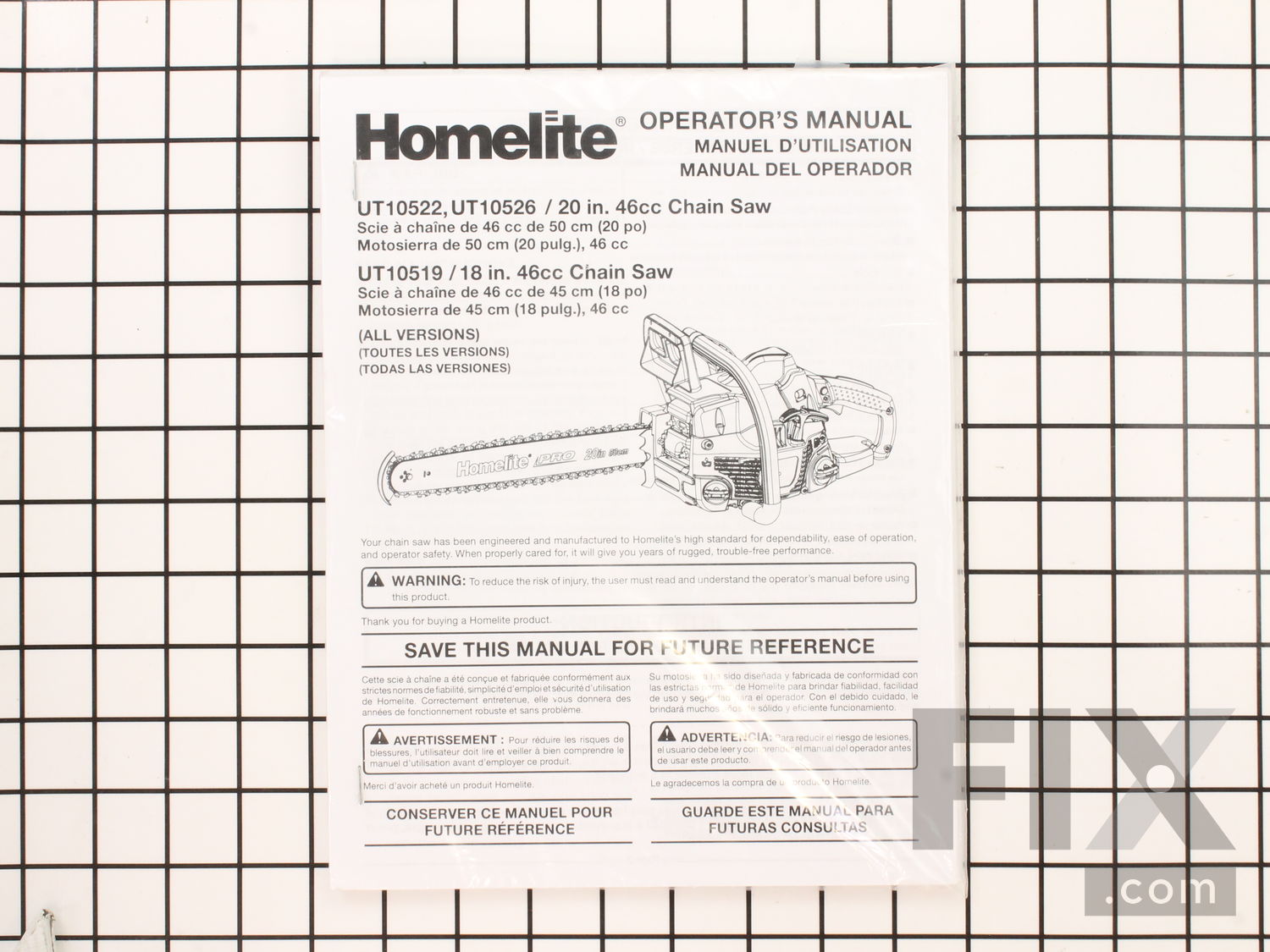 Homelite Chainsaw Repair Manual