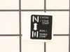 Label, Engine Choke – Part Number: A100983