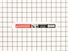 Label, Blade Danger – Part Number: A100993