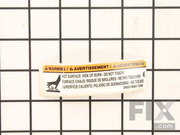10044509-1-M-Campbell Hausfeld-DK631100AV-Hot Surface Decal