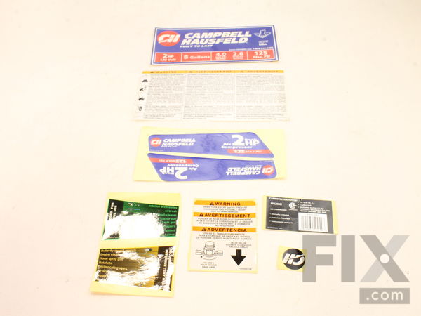 10046040-1-M-Campbell Hausfeld-FP016600AV-Decal Kit