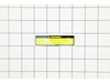 Label- Warning – Part Number: X505002041