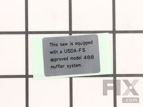 10054347-1-M-Shindaiwa-X505003850-Caution Plate L