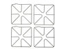 10063215-2-S-GE-WB31X23817-GRATE KIT
