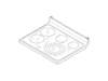 RANGETOP GLASS Assembly – Part Number: WB62X22200