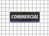 Decal, Commercial, Control Pan – Part Number: 7100181YP