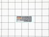Logo Label – Part Number: 039143005010