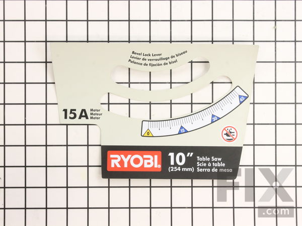 10077116-1-M-Ryobi-089037007904-Front Panel Label