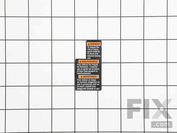 10077120-1-M-Ryobi-089037007908-Upper Barrier Warning Label