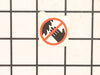 Guard Warning Label – Part Number: 089100100908