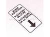 Blade Rotation Label – Part Number: 089110110900