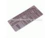 Label (Speed CHART-2) – Part Number: 089140200910