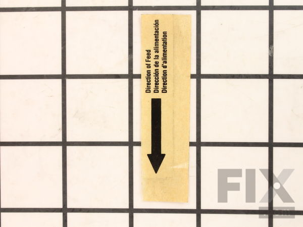 10079239-1-M-Ryobi-120006223040-Feed Direction Label