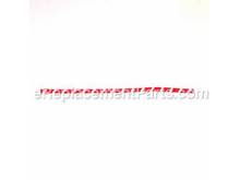 Blade Width Label Ap12 – Part Number: 1920026