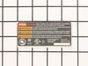 Data Label – Part Number: 9101145333101