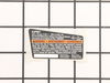 Data Label Hjp001 – Part Number: 940045193