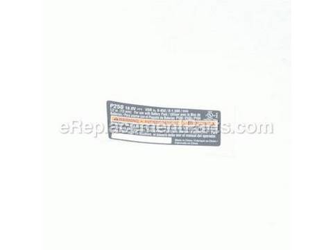 10085716-1-M-Ryobi-940976336-Data Label P250