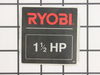 Logo Plate R160 – Part Number: 973675001