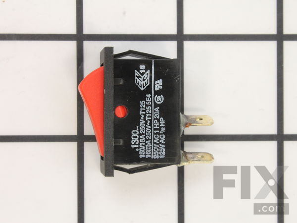 10086453-1-M-Ryobi-982379002-Rocker Switch - Dust Proof - H