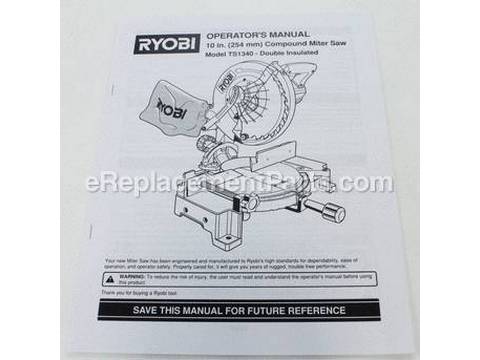 10086621-1-M-Ryobi-987000845-Manual Operators Ts134