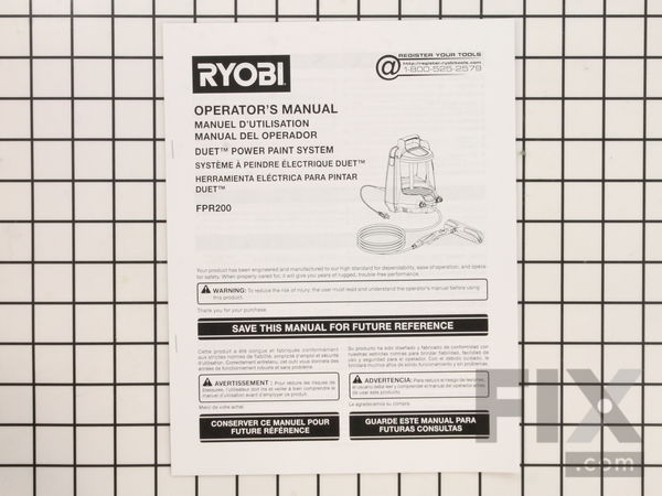 10086627-1-M-Ryobi-988000047-Manual Operators Fpr200
