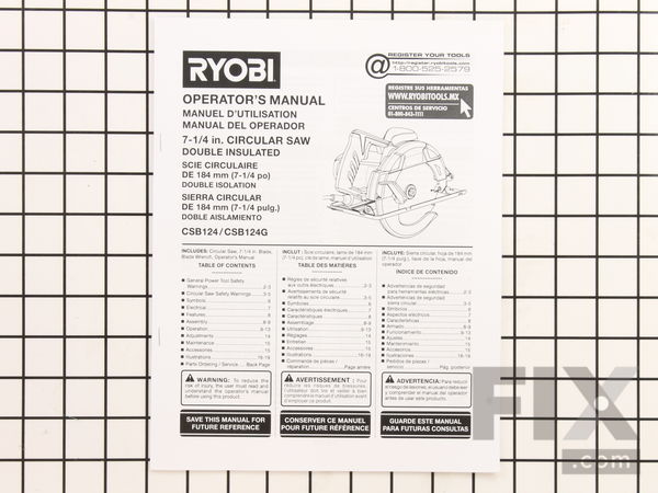 10086664-1-M-Ryobi-990000075-Manual Operators Csb124