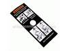 Tension Label – Part Number: BS90109100
