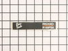 Model Label – Part Number: 079001001093