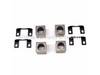 Feed Roller Bearing Blocks and Retainer Plates – Part Number: 080033001634
