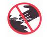No Hands Label – Part Number: 864501009
