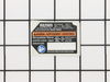 Data Label – Part Number: 940488185