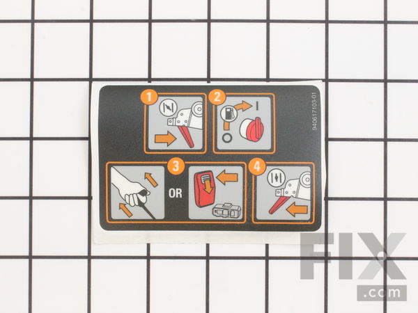 10104382-1-M-Ridgid-940617103-Quick Start Label