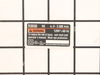 Data Plate – Part Number: 940976294